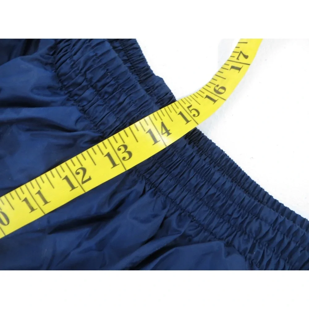 Vintage Adidas Mens Navy Blue 3-Stripe Snap Button Tearaway Track Pants‎ Size M